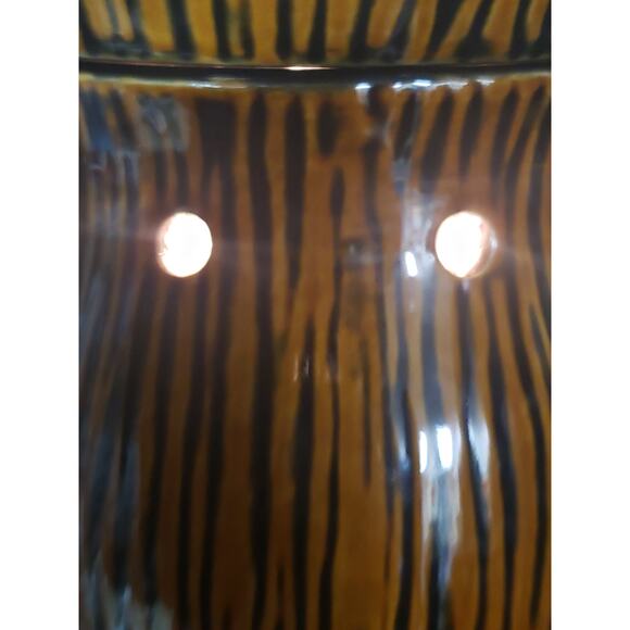 Scentsy Zingana Brown & Black Animal Print Design Wax / Essential Oil Warmer - Picture 4 of 11